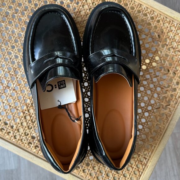 Uniqlo:C Comfeel Touch Chunky Loafers Size 9 Women (With Heel Inserts) - Picture 1 of 3